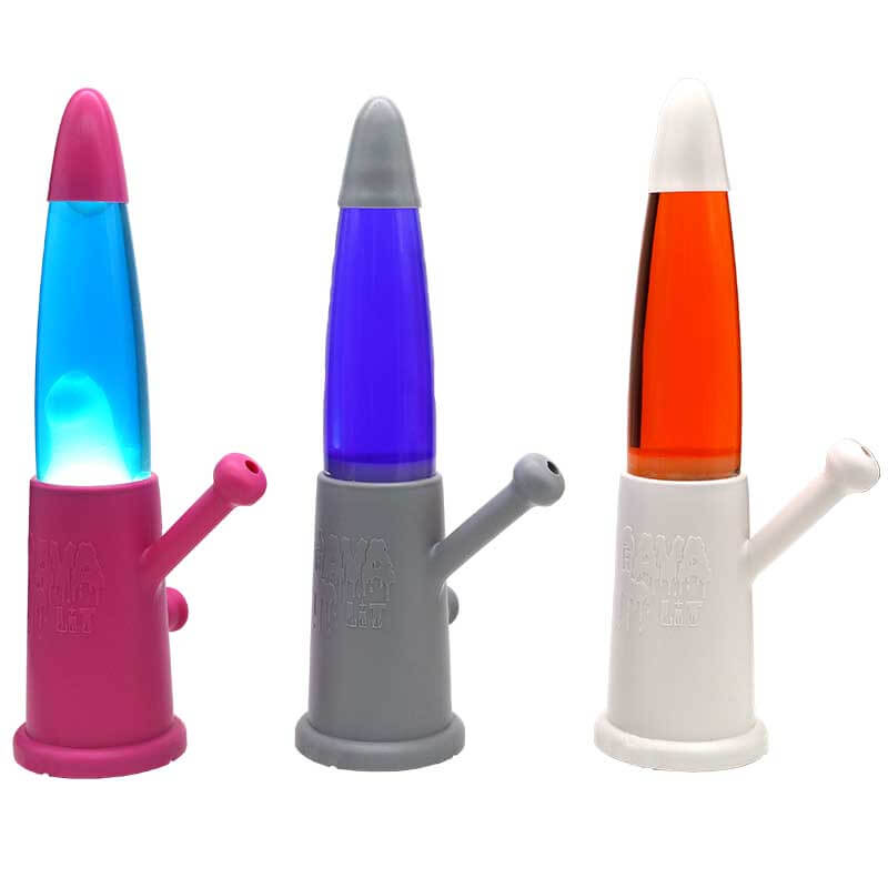 Lava Lit Active Lava Lamp Silicone Waterpipe | 12 inch | Assorted Colors - image 1 of 2